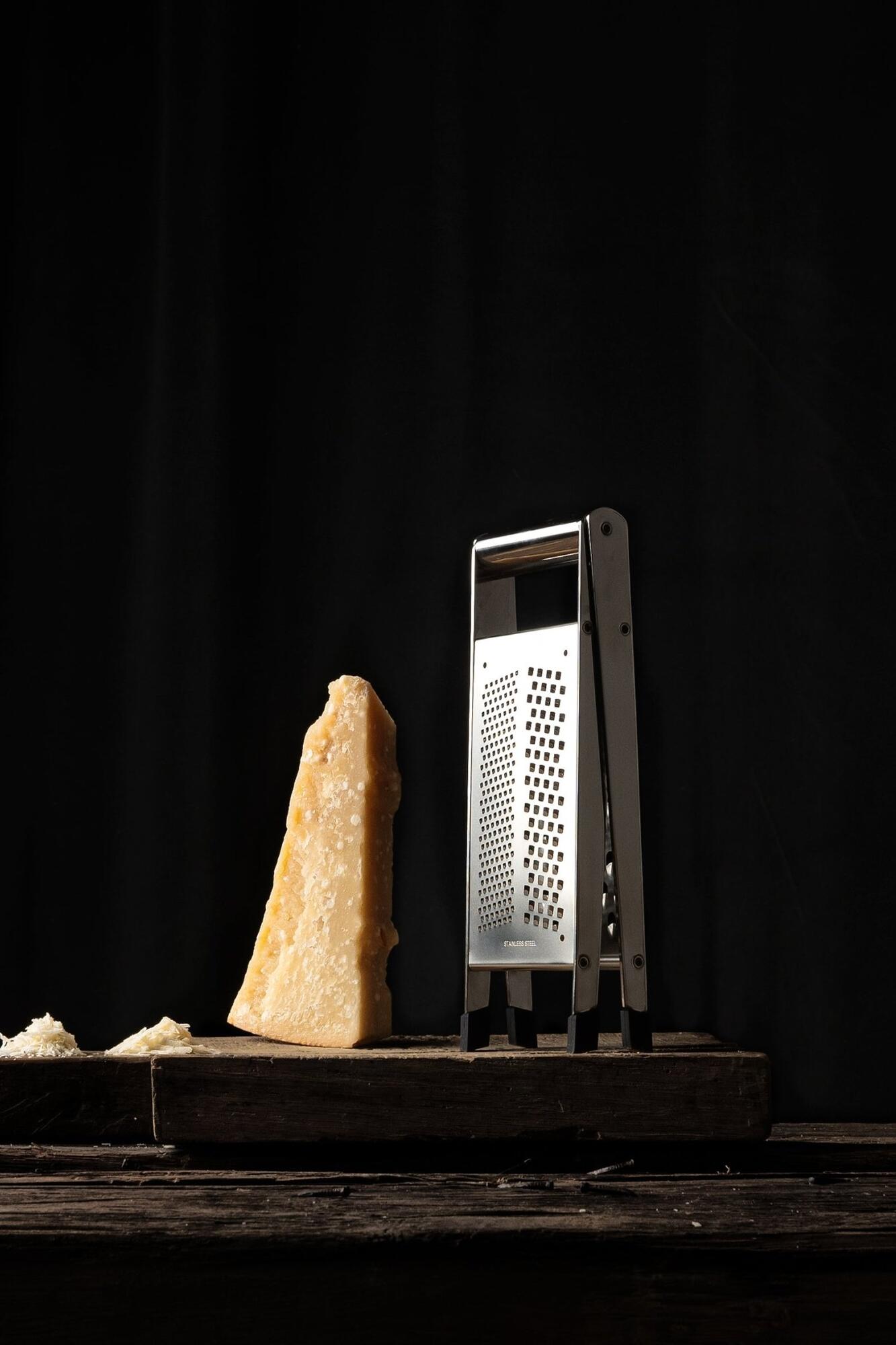 Foldbart rivejern, H24,1 cm - rustfrit stål